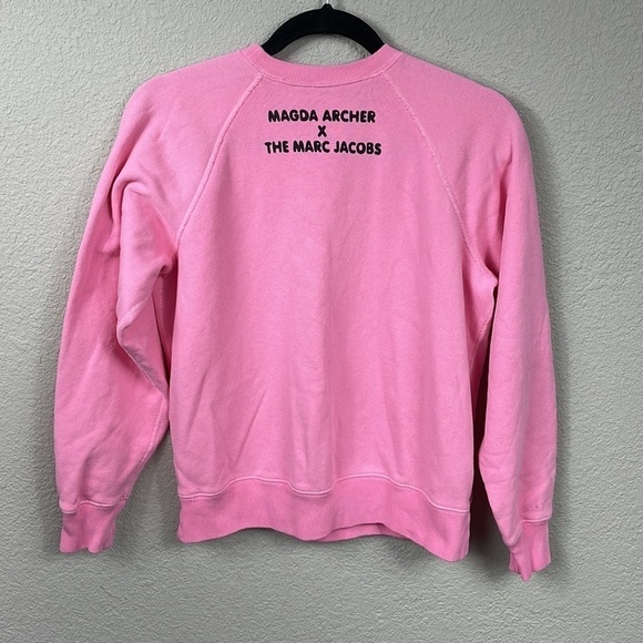 Marc Jacobs X Magda Archer Pink Sweatshirt You’re So Good At Making Me Feel Bad - Picture 6 of 14